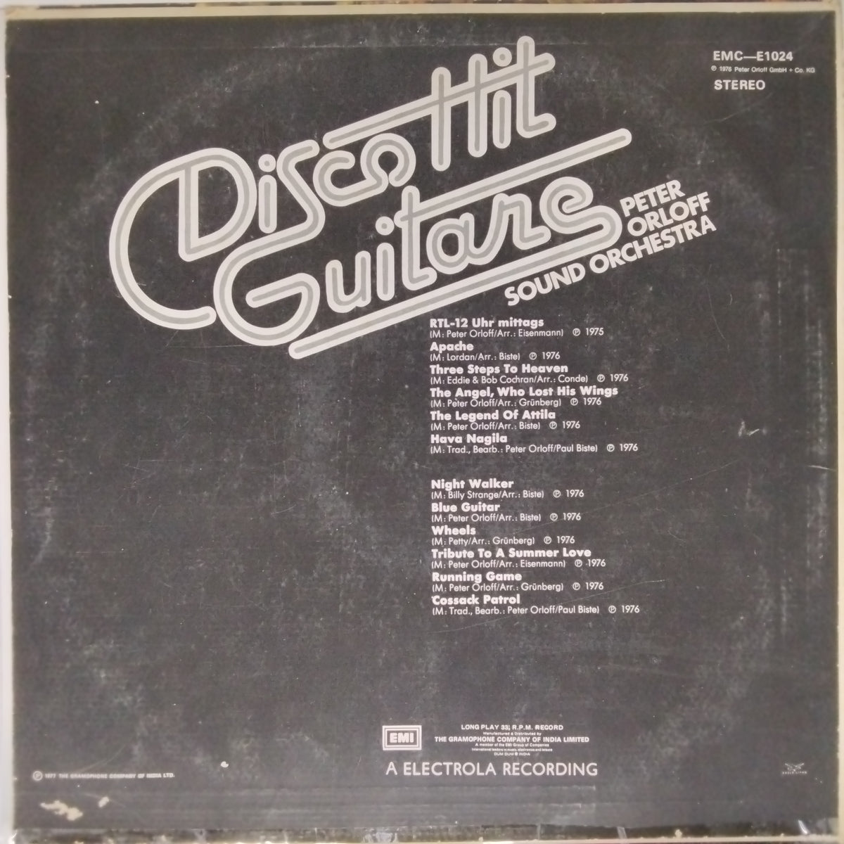 Peter Orloff Sound Orchestra*  - Disco Hit Guitars (Vinyl)