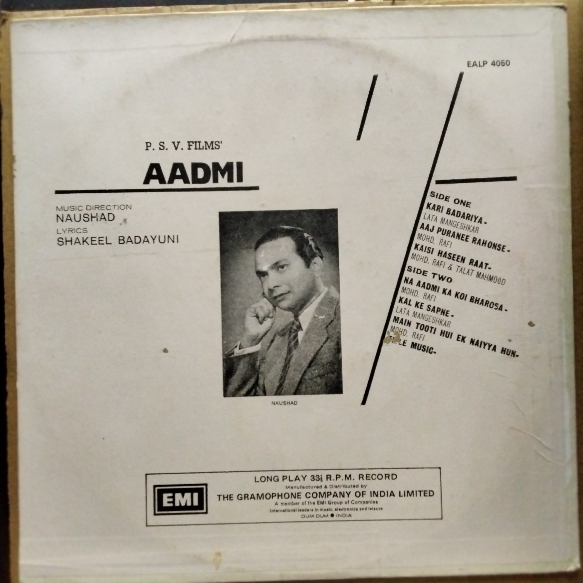 Naushad  - Aadmi (Vinyl)