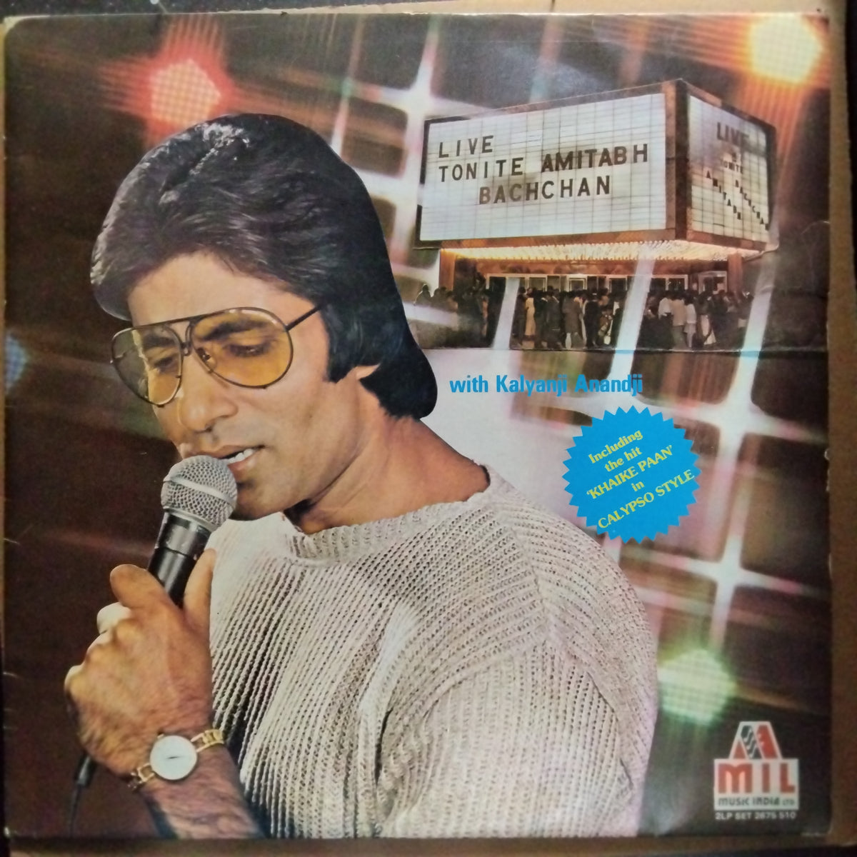 Amitabh Bachchan With Kalyanji-Anandji - Live Tonite (Vinyl)