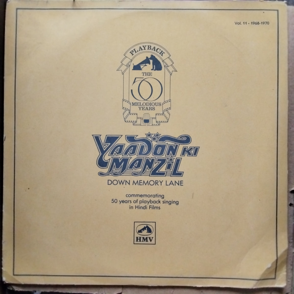 Various - Yaadon Ki Manzil - Down Memory Lane - Vol.11 (1968-1970) (Vinyl)