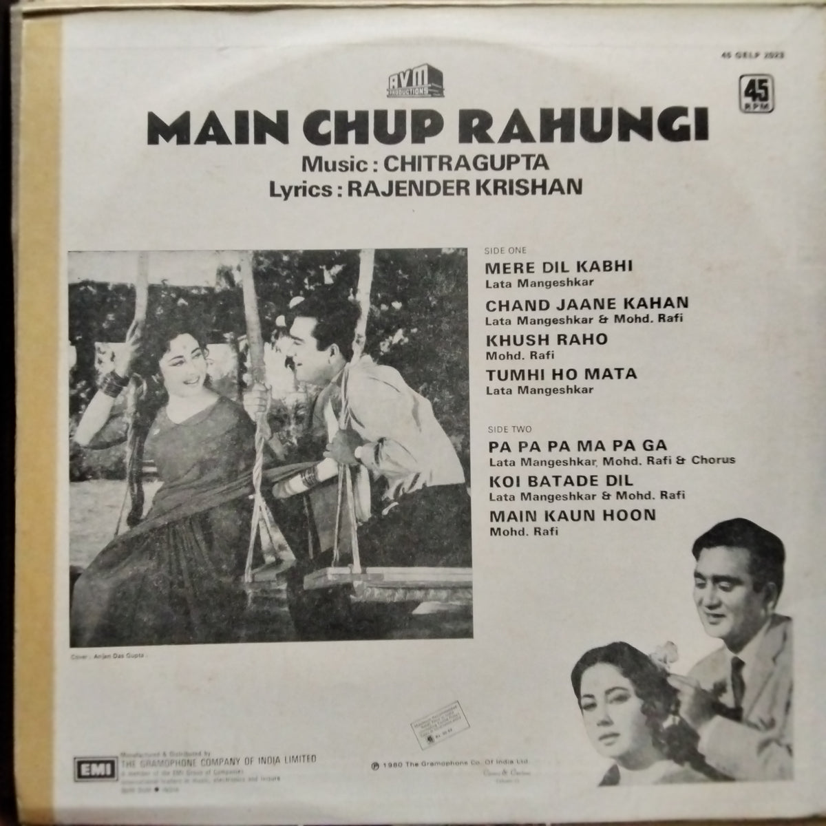 Chitragupta, Rajender Krishan* - Main Chup Rahungi (Vinyl)