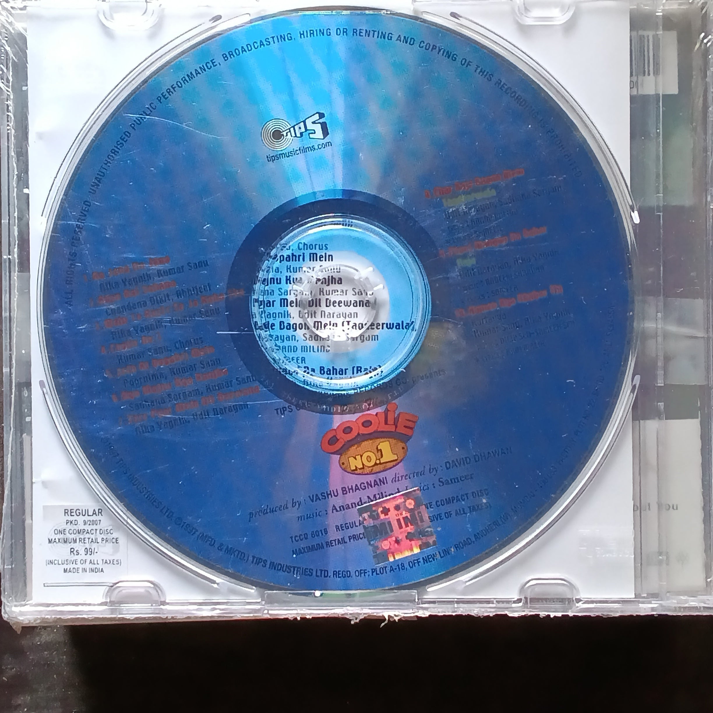 Anand Milind  - Coolie No. 1 (CD)
