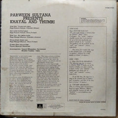Parween Sultana  - Khayal & Thumri (Vinyl)