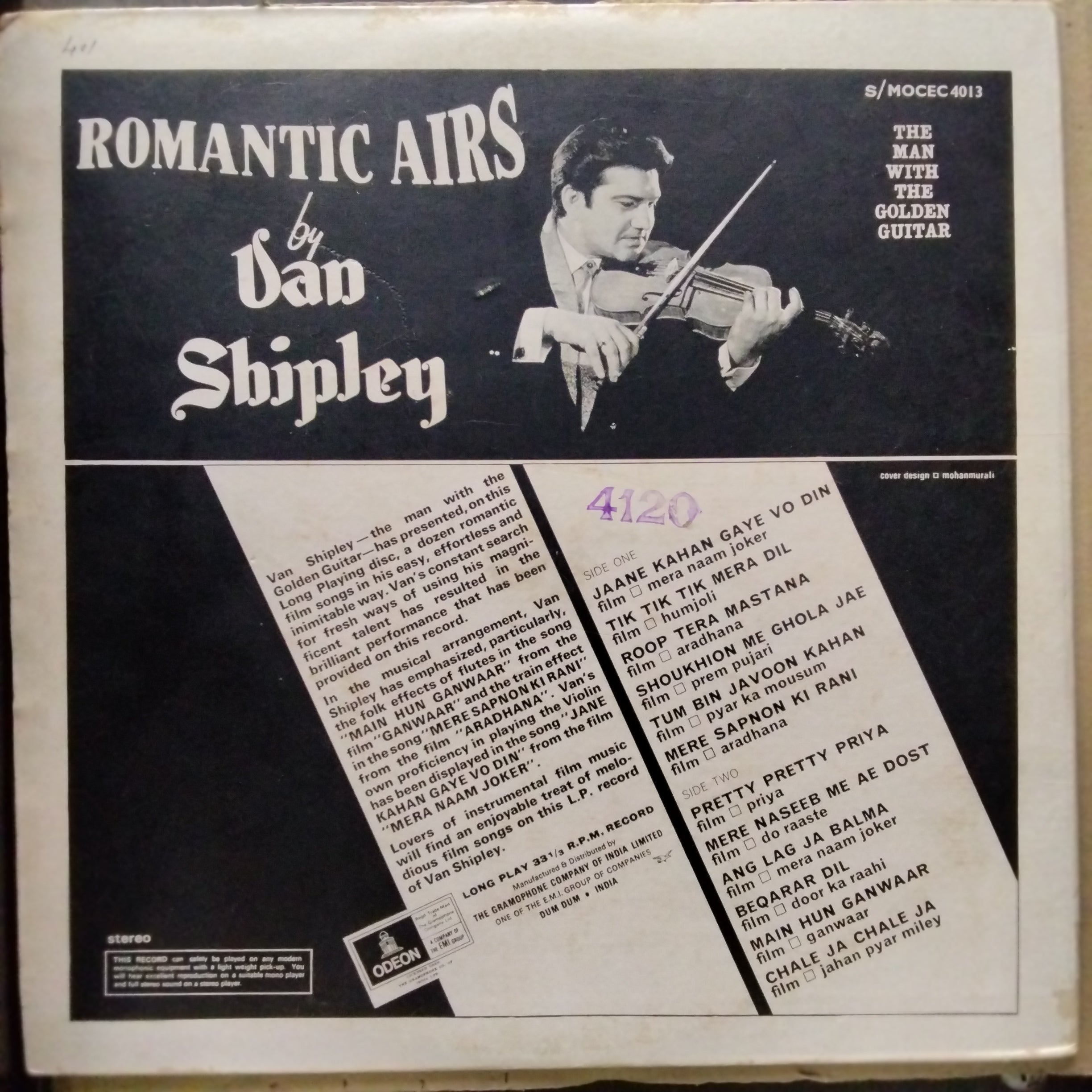 Van Shipley  - Romantic Airs (Vinyl)