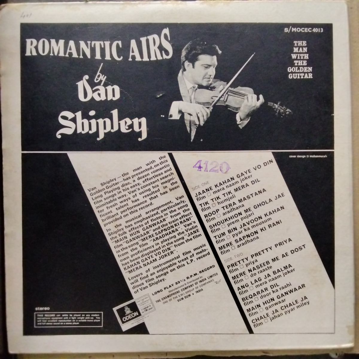 Van Shipley  - Romantic Airs (Vinyl)