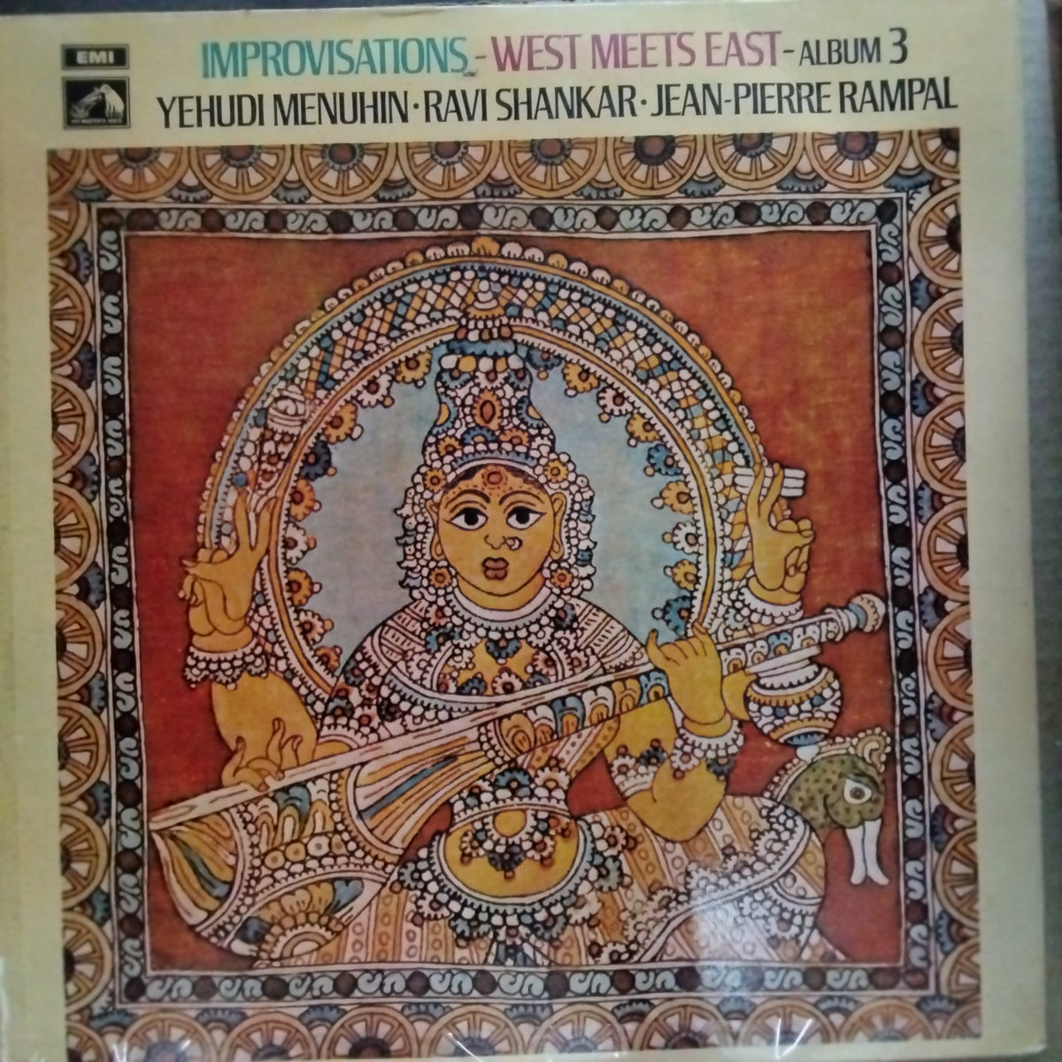 Yehudi Menuhin - Ravi Shankar - Jean-Pierre Rampal  - Improvisations - West Meets East - Album 3 (Vinyl)