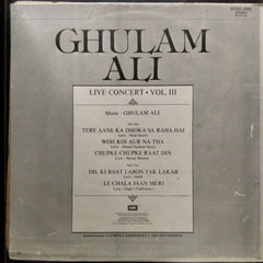 Ghulam Ali - Live Concert • Vol. III (Vinyl)