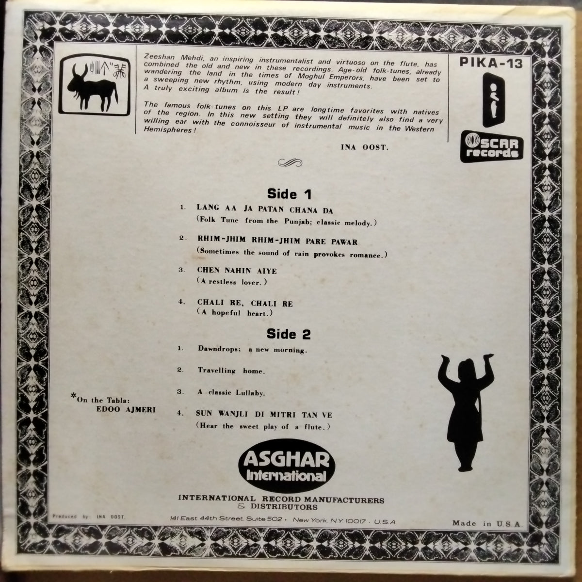 Zeeshan Mehdi  - Floods Of Flute (Vinyl)