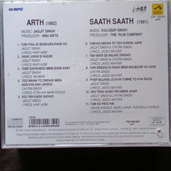 Jagjit Singh + Kuldeep Singh  - Arth + Saath Saath (CD)