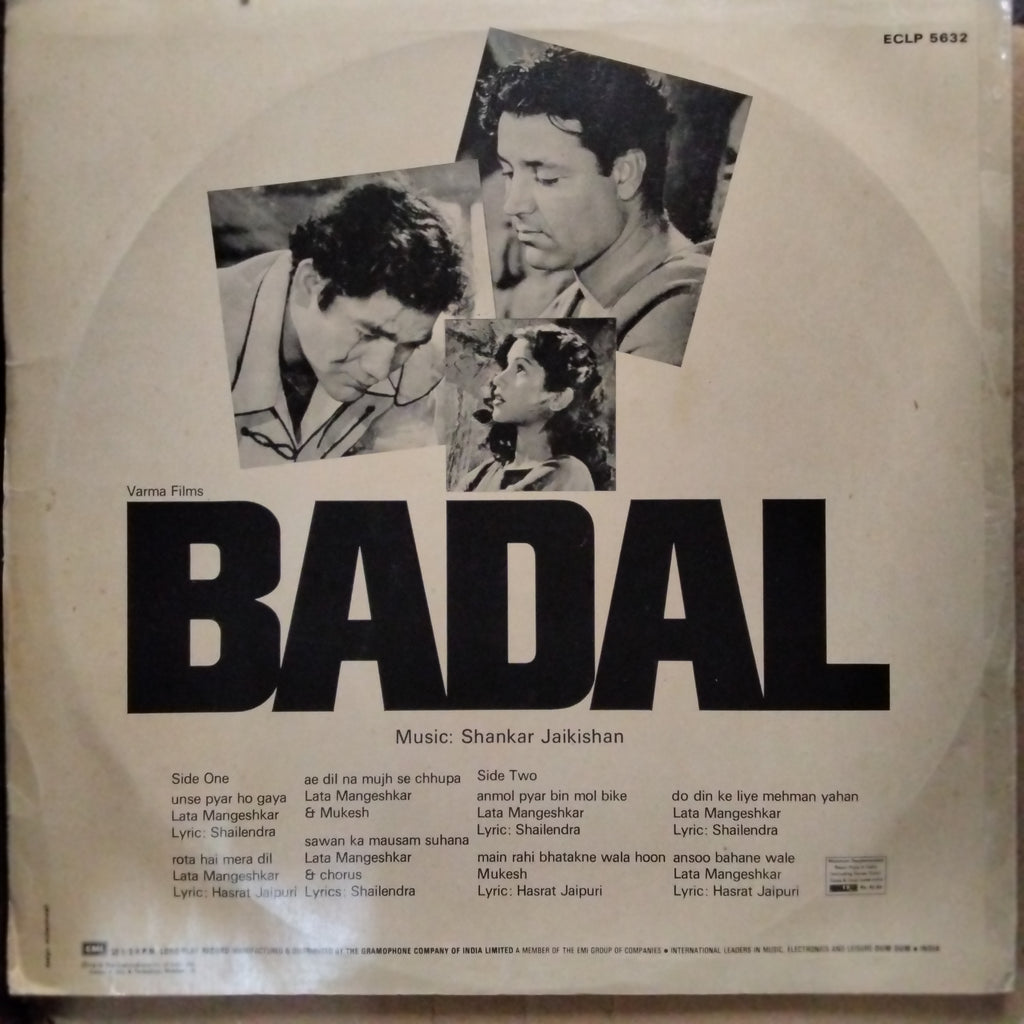 Shankar Jaikishan  - Badal  (Vinyl)