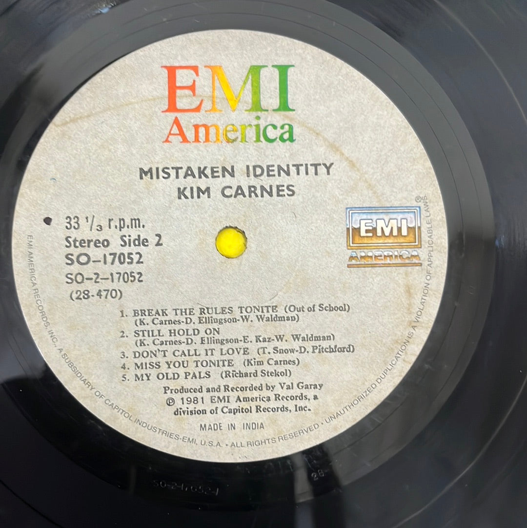 Kim Carnes - Mistaken Identity (Vinyl)