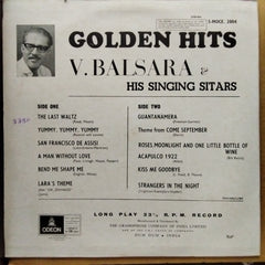 V. Balsara & His Singing Sitars*  - Golden Hits (Vinyl)