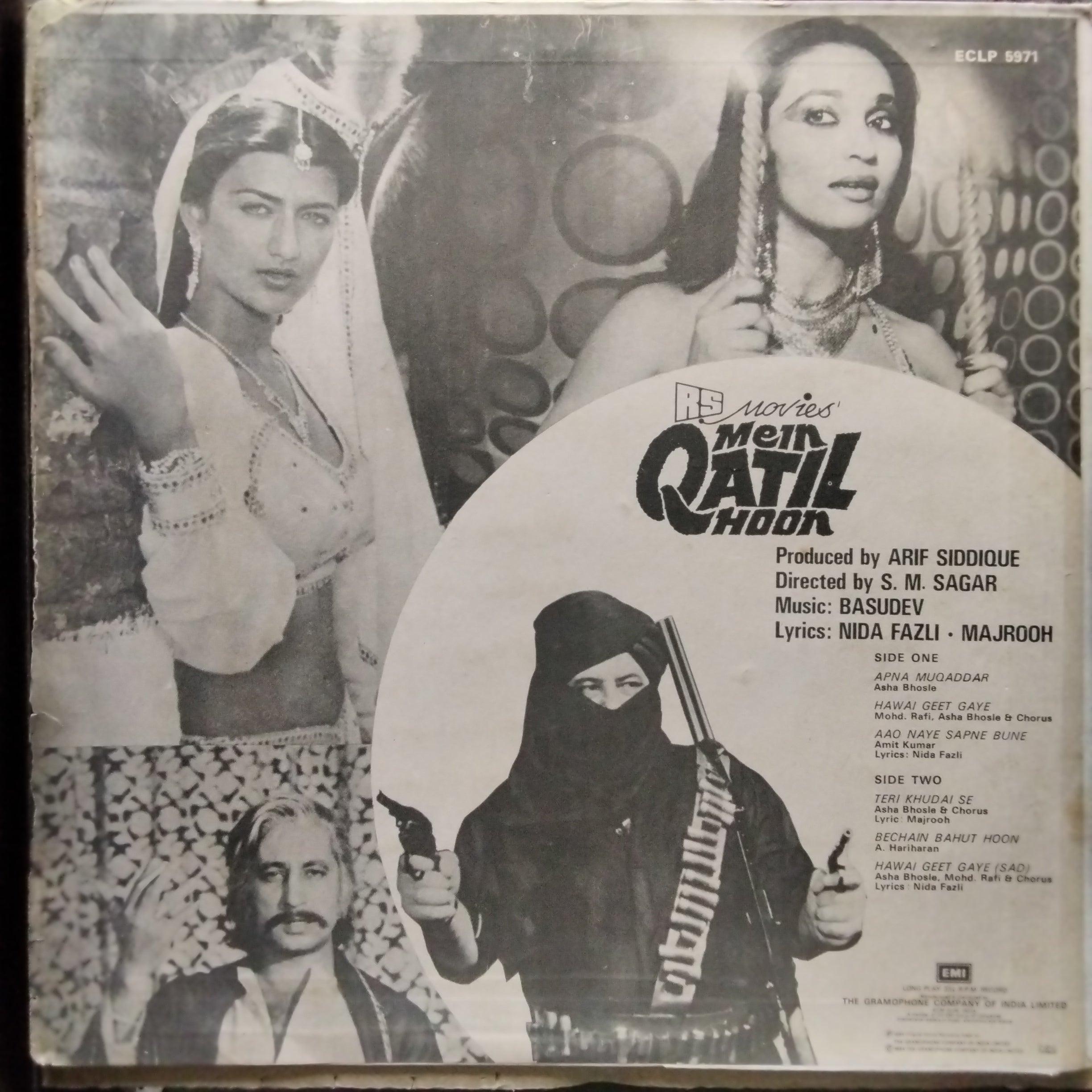 Basudev, Nida Fazli, Majrooh*  - Mein Qatil Hoon (Vinyl)