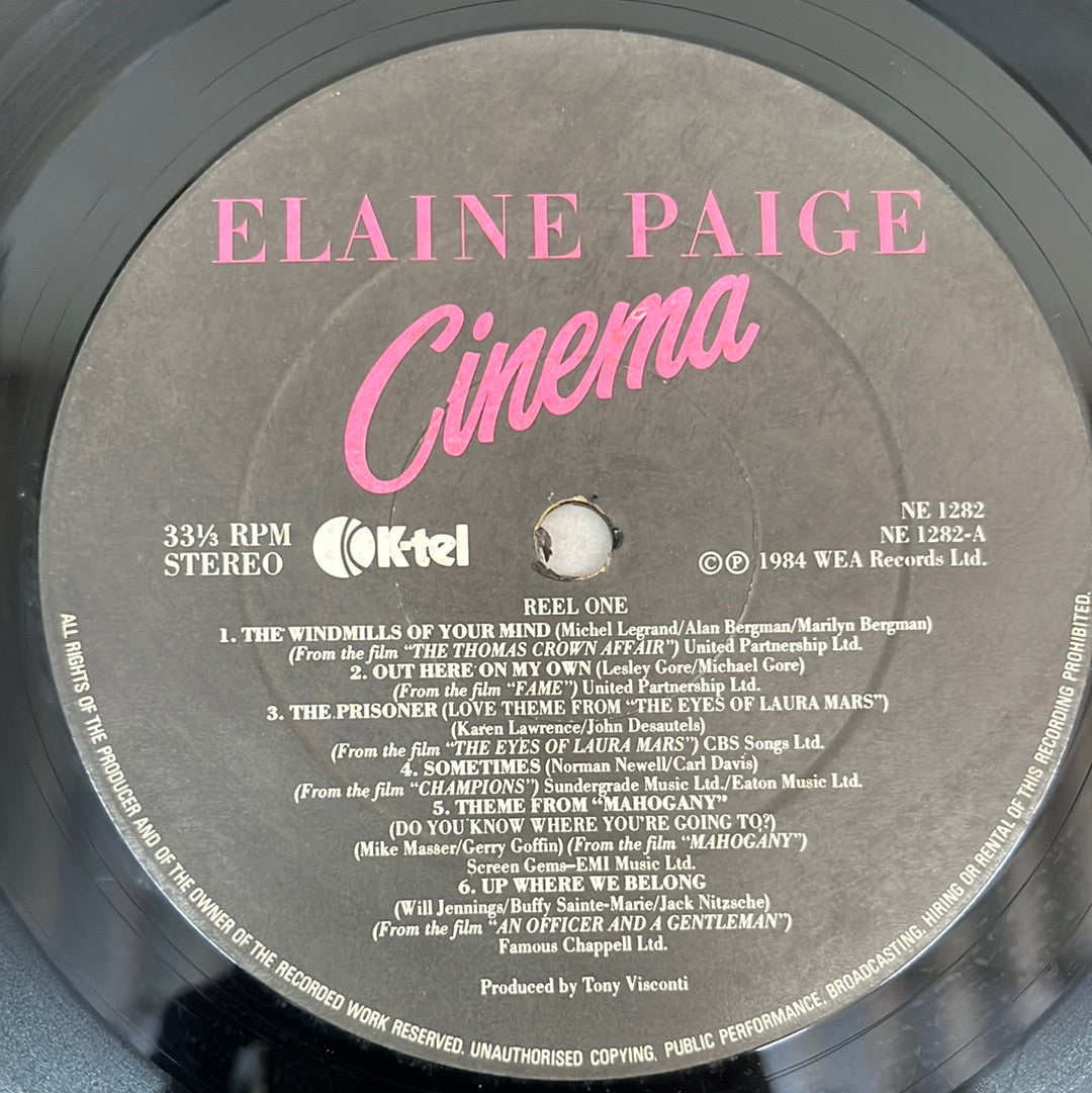 Elaine Paige - Cinema (Vinyl)