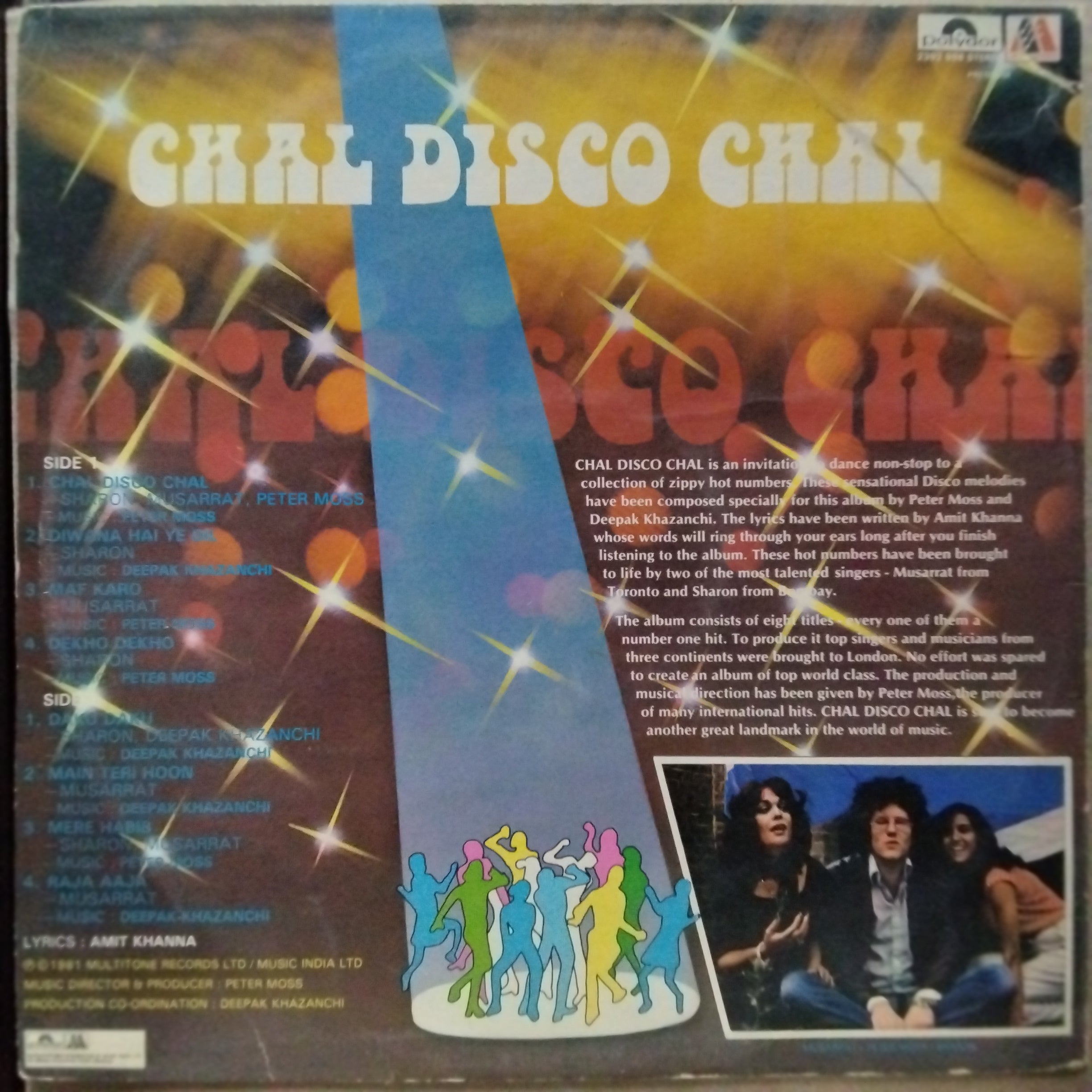 Sharon* And Musarrat - Chal Disco Chal (Vinyl)