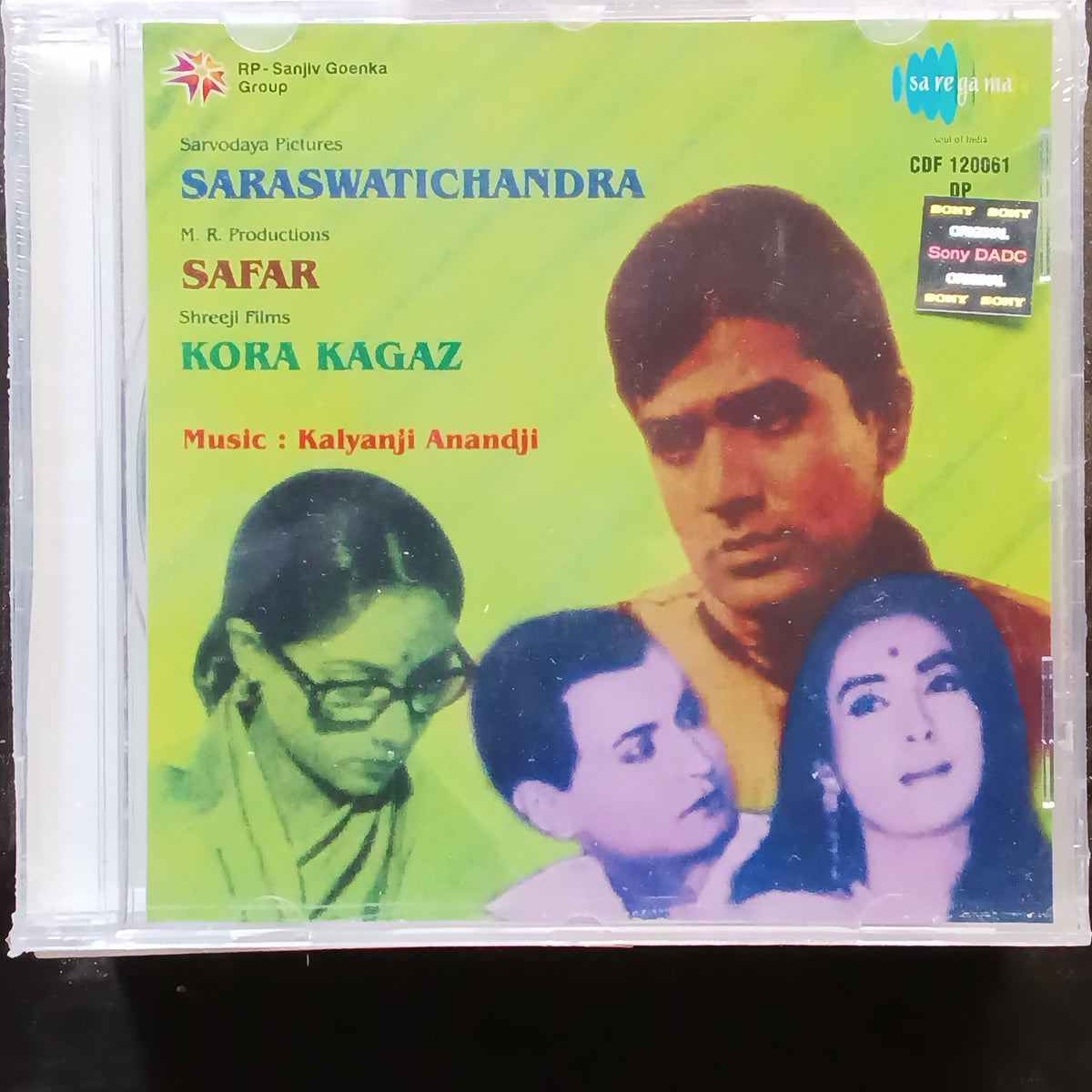 Kalyanji Anandji  - Saraswatichandra  + Safar + Kora Kagaz (CD)