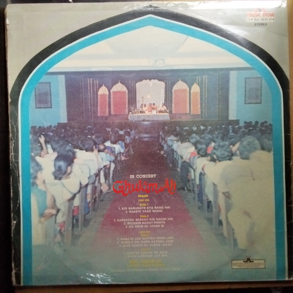 Ghulam Ali  - In Concert (Ghazals) (Vinyl)