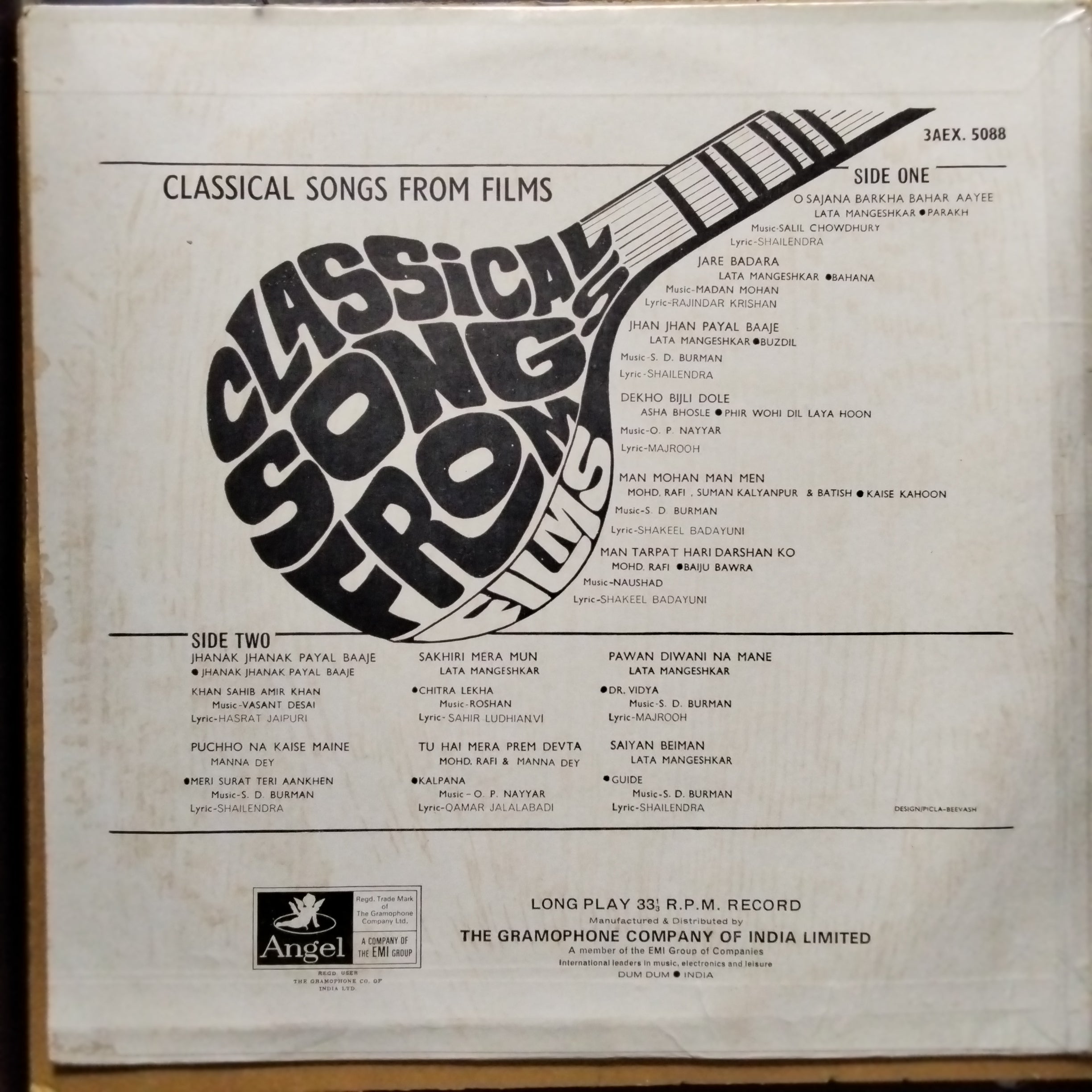 Various - Classical Songs From Films (Vinyl)