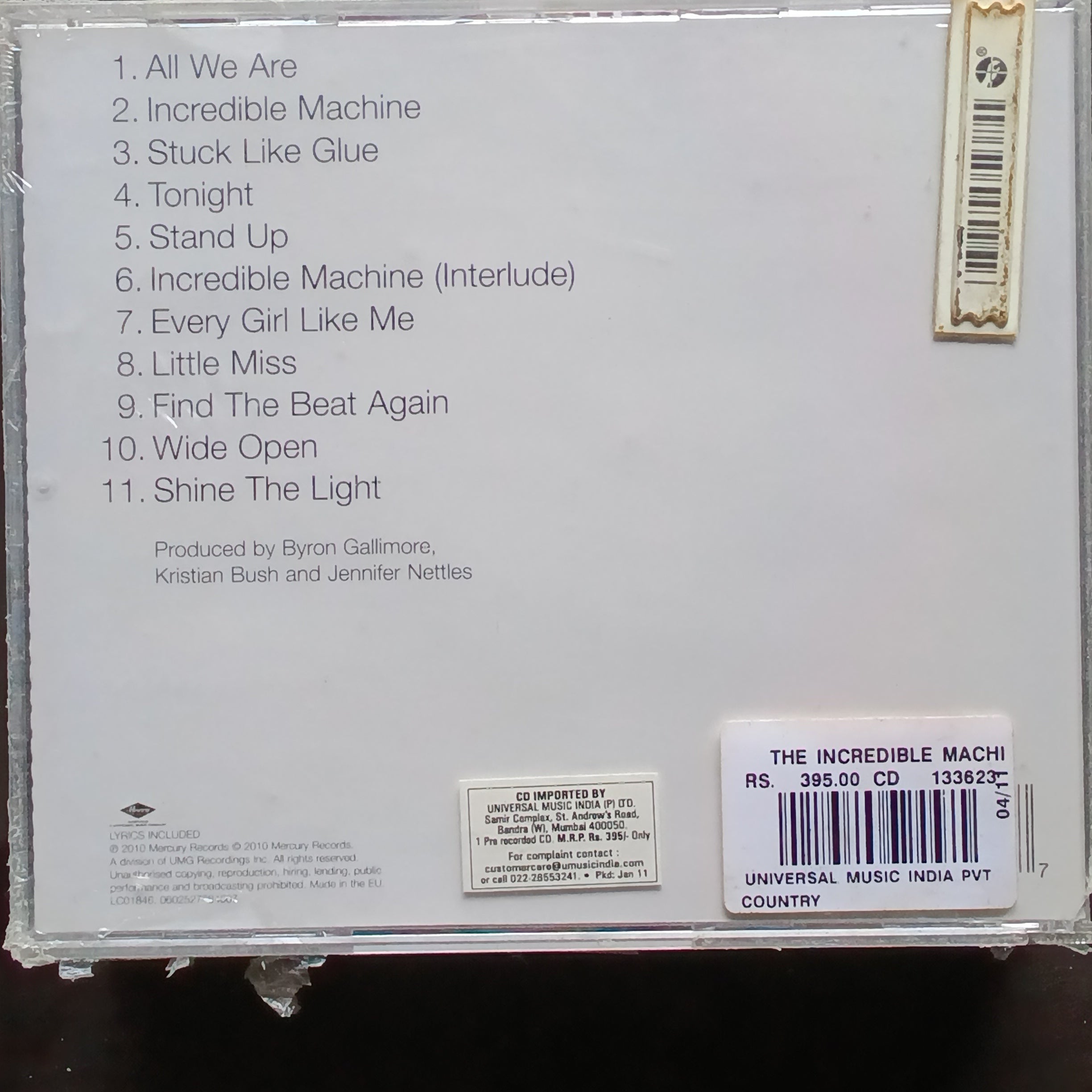 Sugarland - The Incredible Machine (CD)