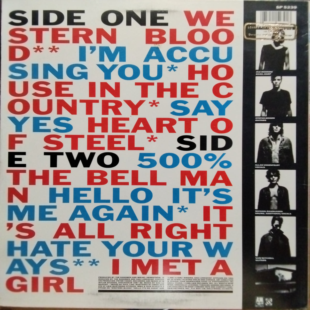 The Sandmen  - Western Blood (Vinyl)