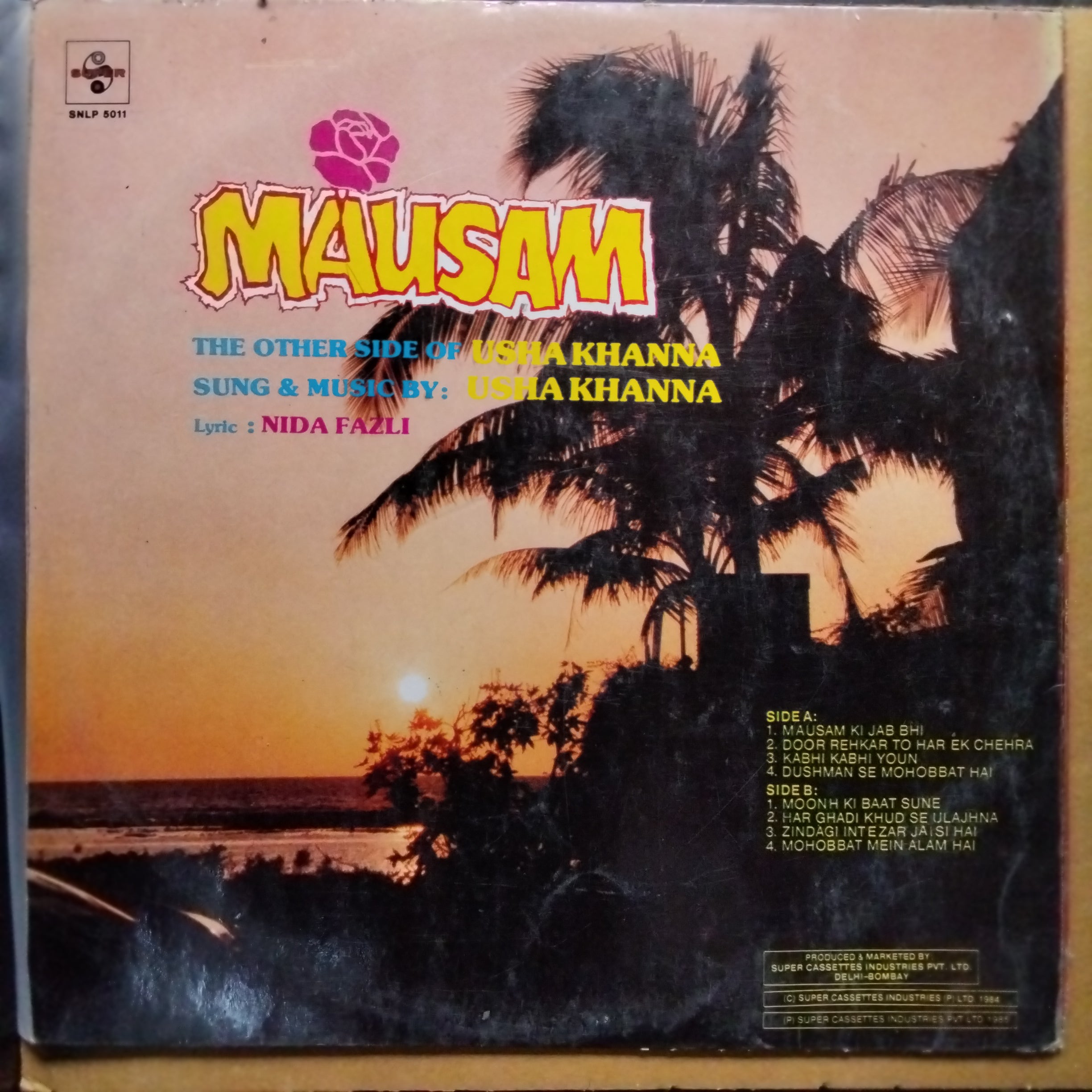 Usha Khanna  - Mausam (Vinyl)