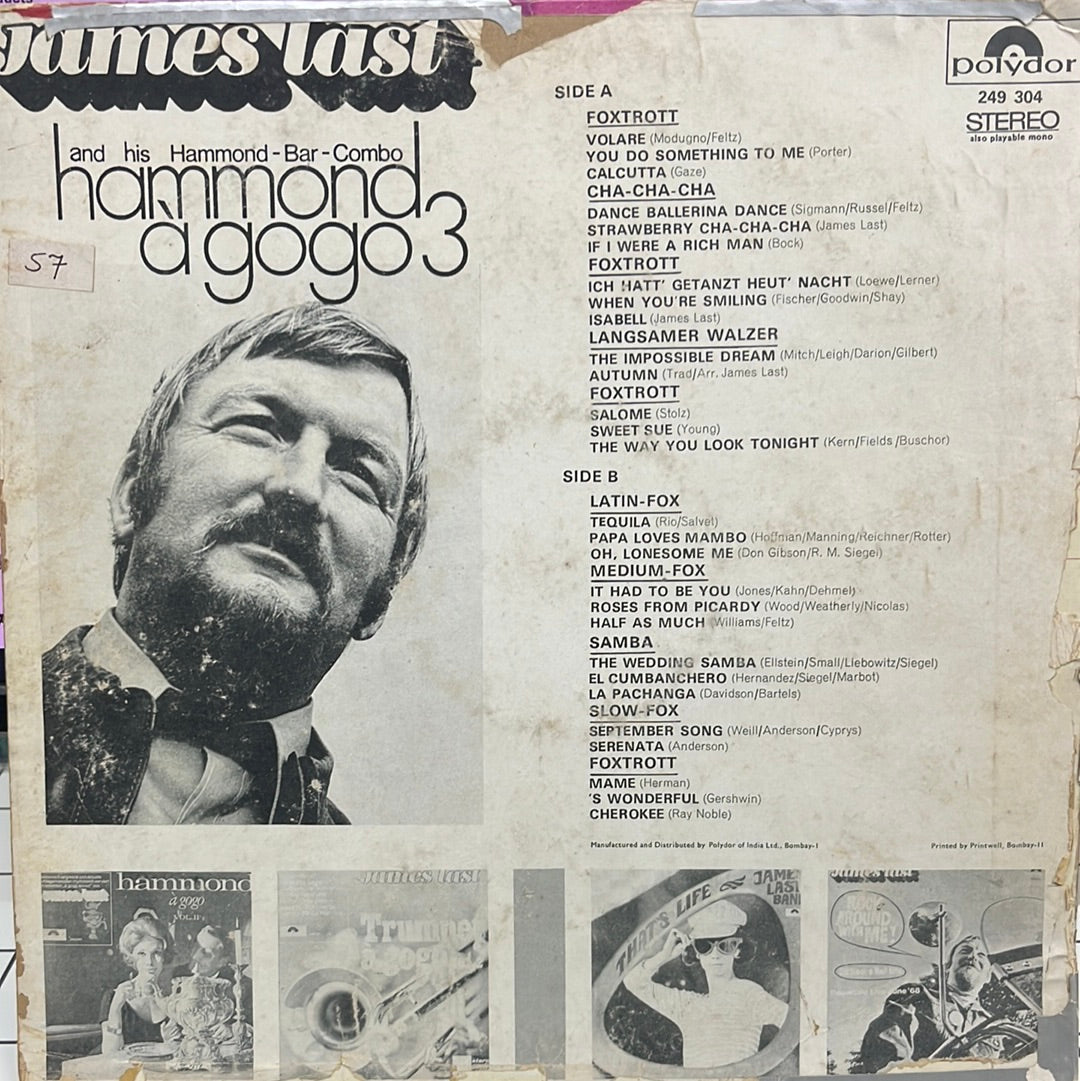 James Last & His Hammond Bar Combo - Hammond À GoGo 3 (Vinyl)