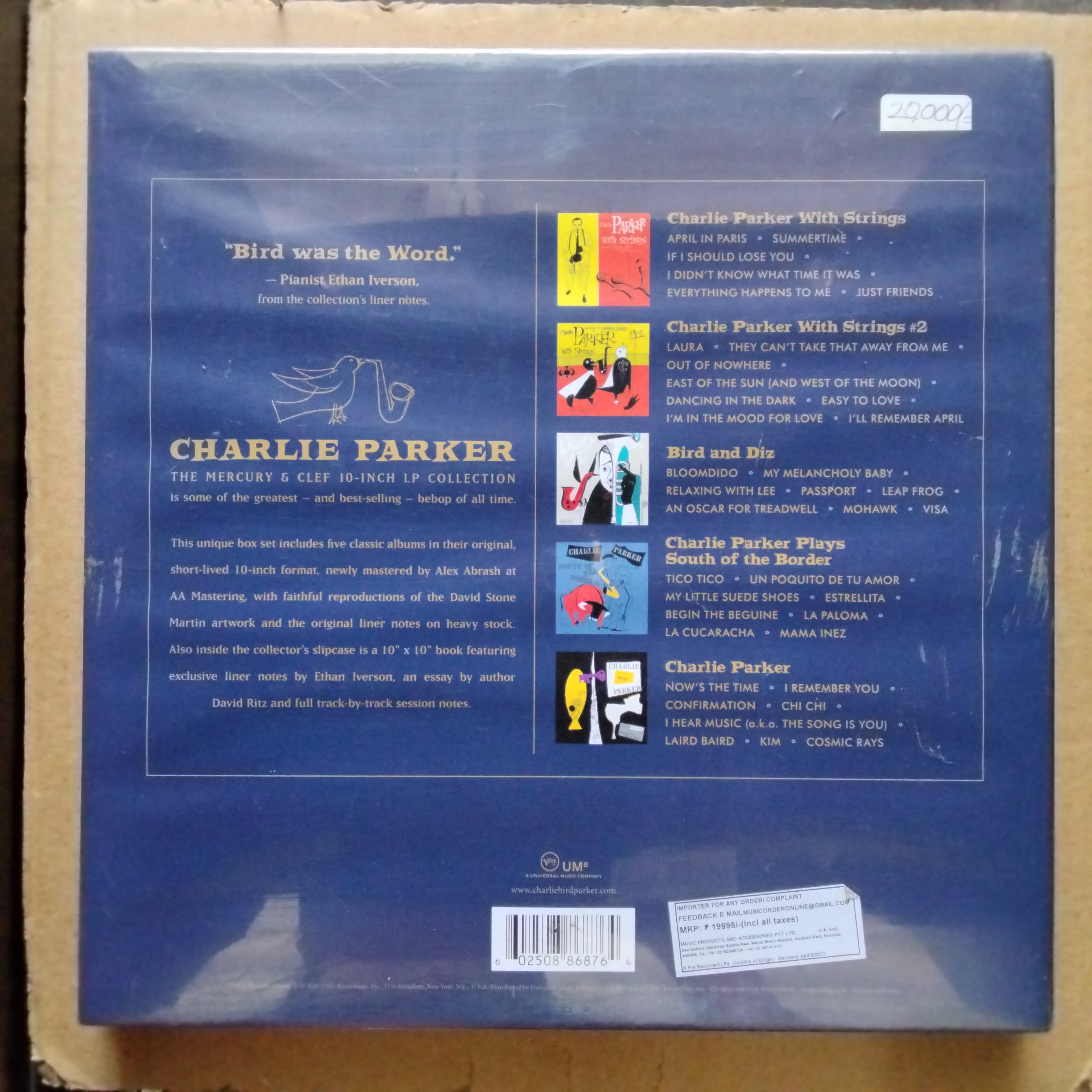 Charlie Parker  - The Mercury & Clef 10-Inch LP Collection (Vinyl)