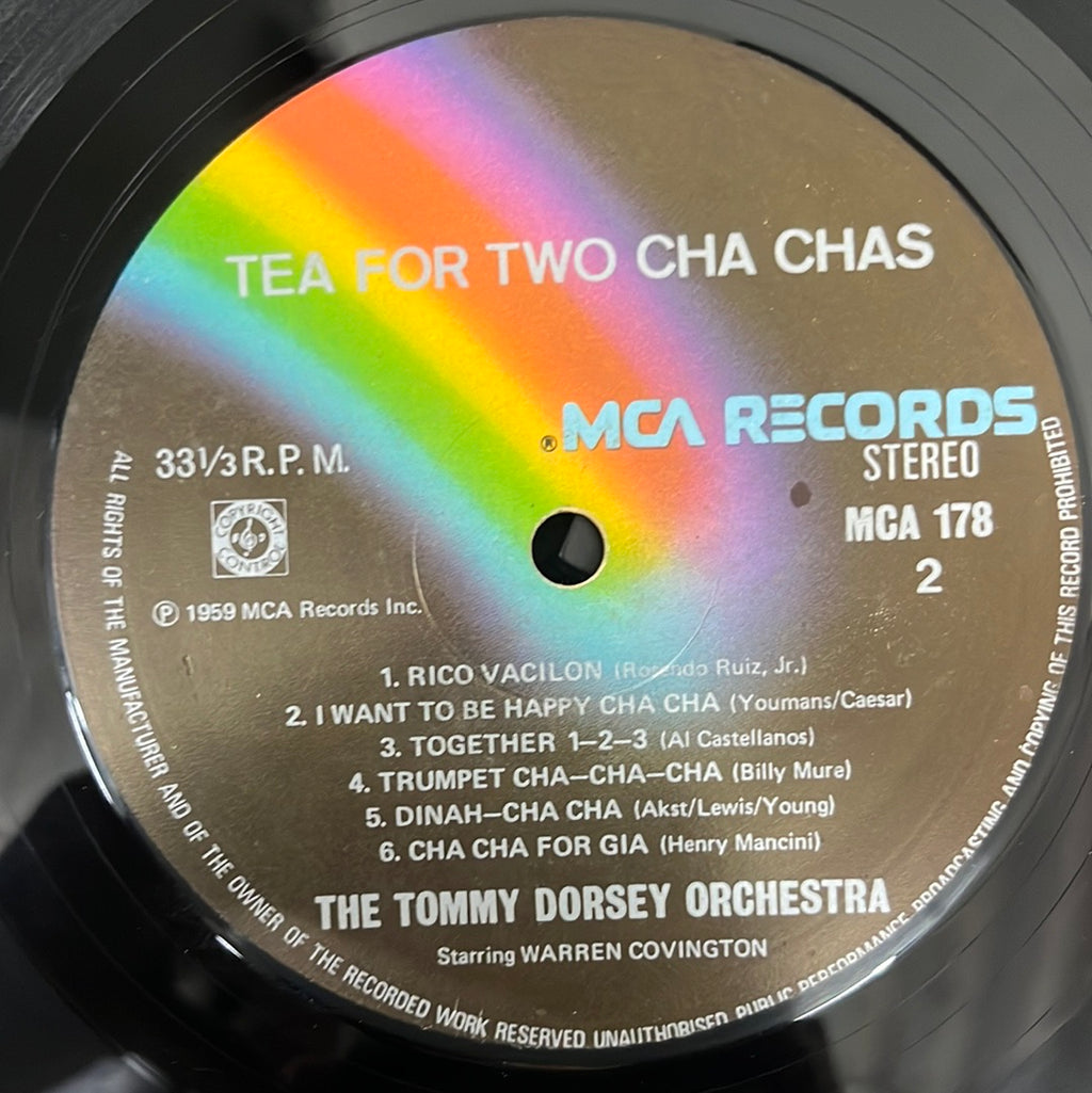 Tommy Dorsey And His Orchestra Starring Warren Covington - Tea For Two Cha Chas (Vinyl)