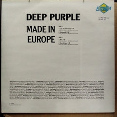 Deep Purple  - Made In Europe (Vinyl)