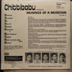 Chittibabu* Accompanied By His Disciples - Musings Of A Musician Volume IV (Vinyl)