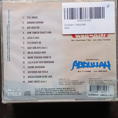 Kalyanji Anandji, Biddu + R D Burman  - Qurbani + Abdullah (CD)