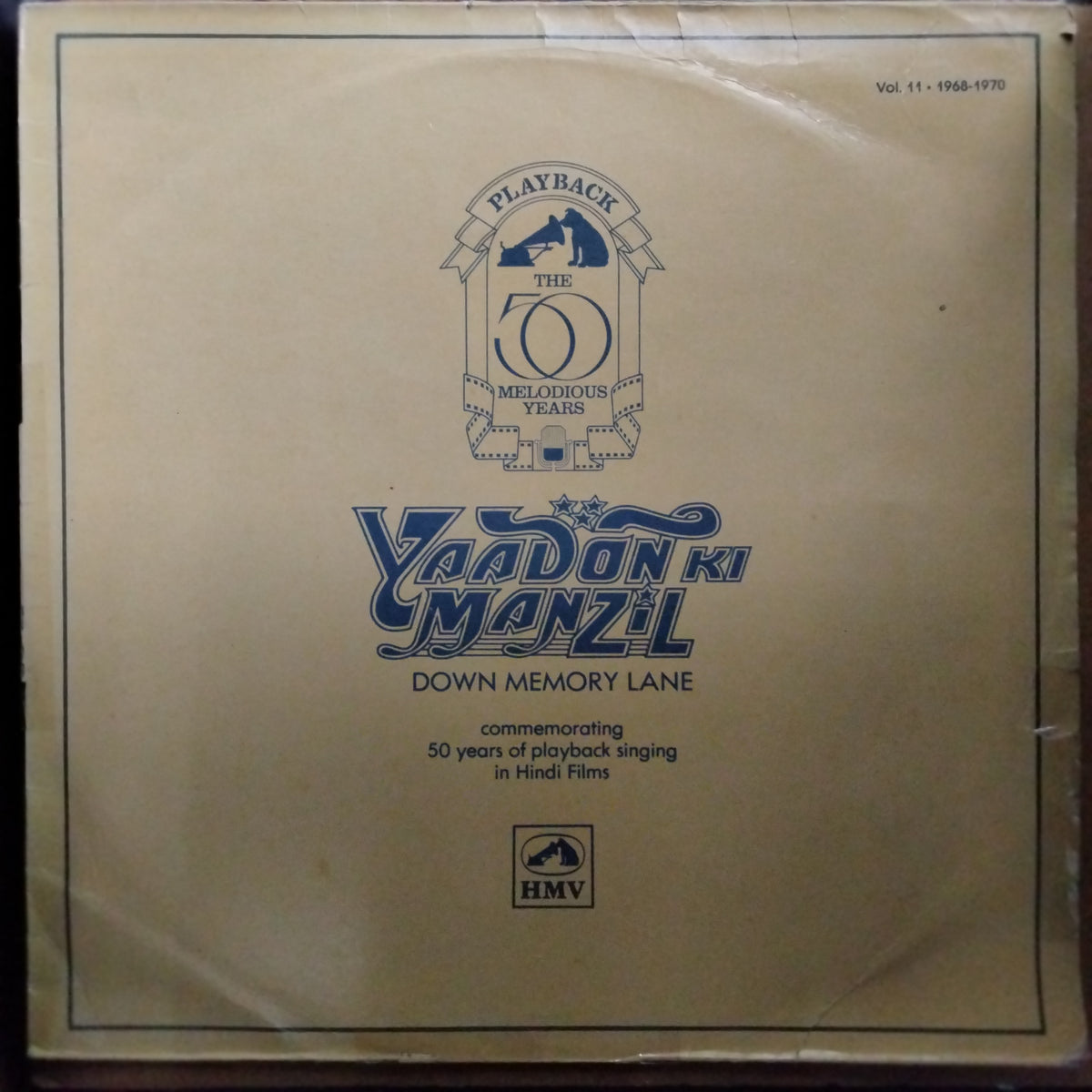Various  - Yaadon Ki Manzil - Down Memory Lane - Vol.11 (1968-1970) (Vinyl)