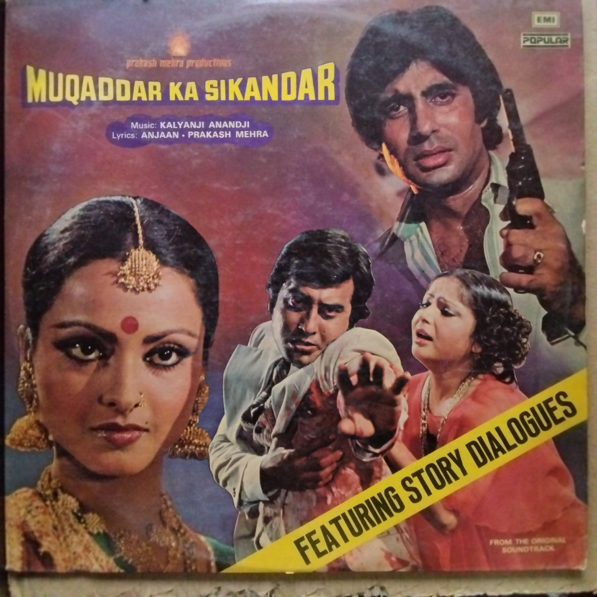 Kalyanji Anandji*, Anjaan • Prakash Mehra  - Muqaddar Ka Sikandar (Featuring Story Dialogues) (Vinyl) [2]