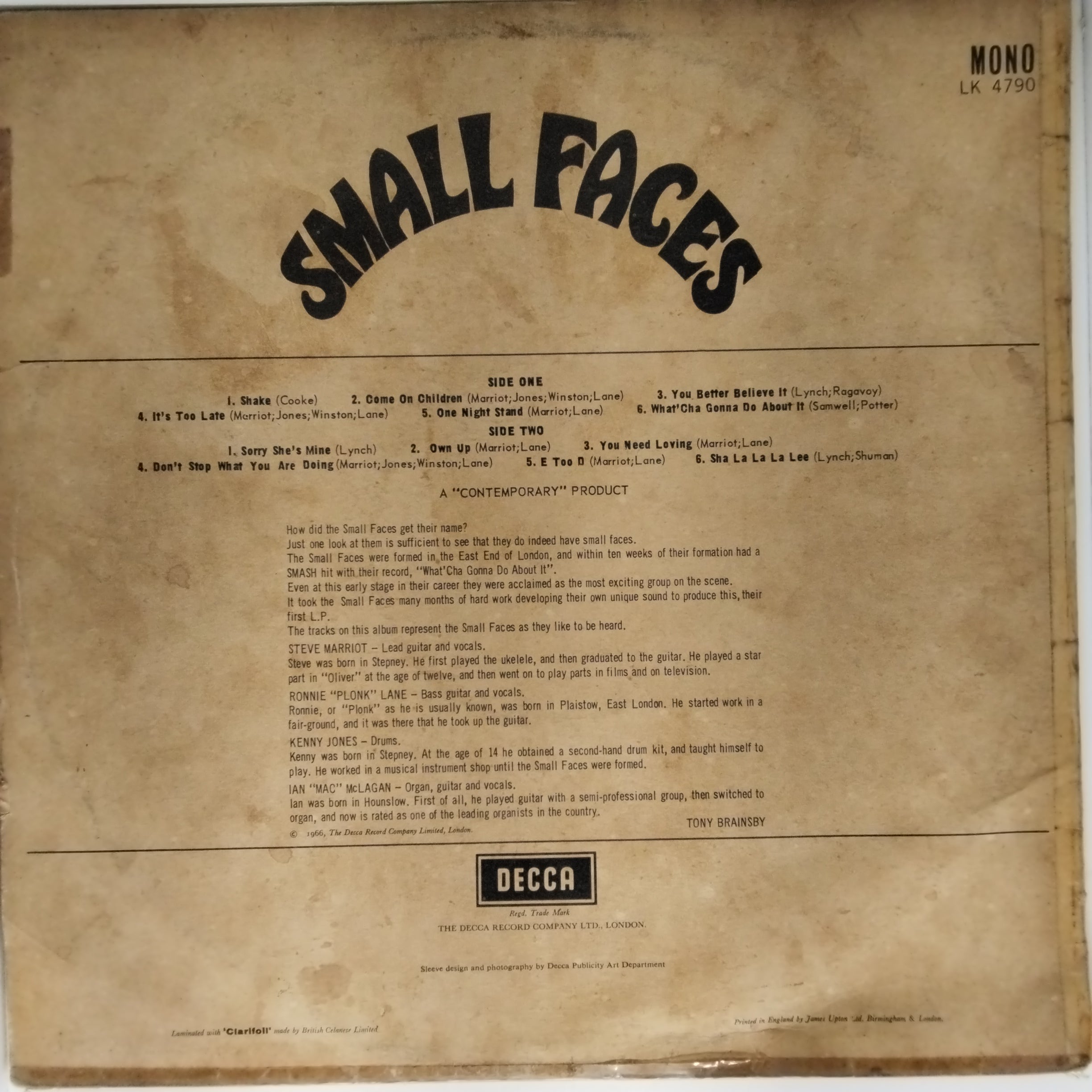 Small Faces  - Small Faces (Vinyl)