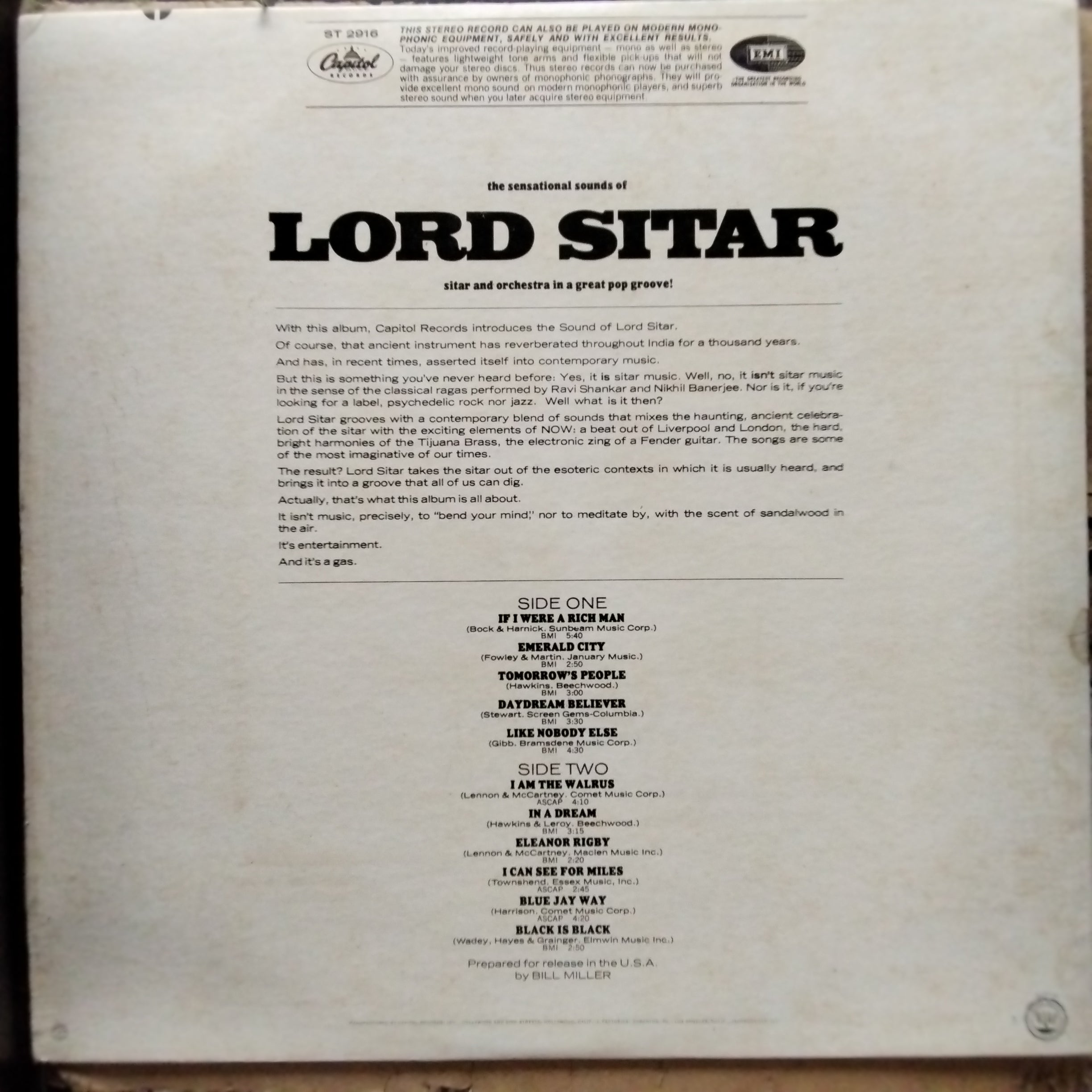 Lord Sitar  - Lord Sitar (Vinyl)