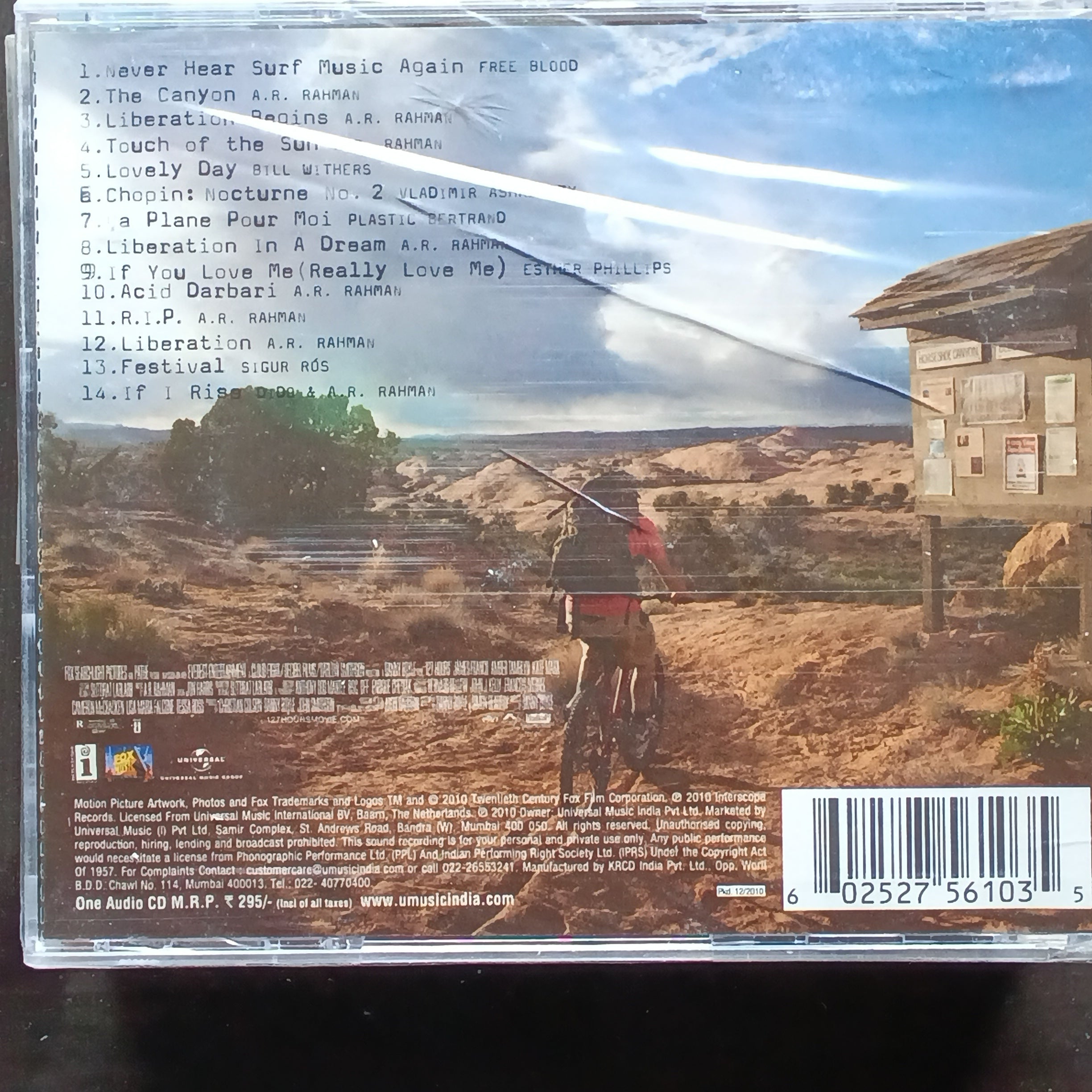 A R Rahman  - 127 Hours - OST (CD)