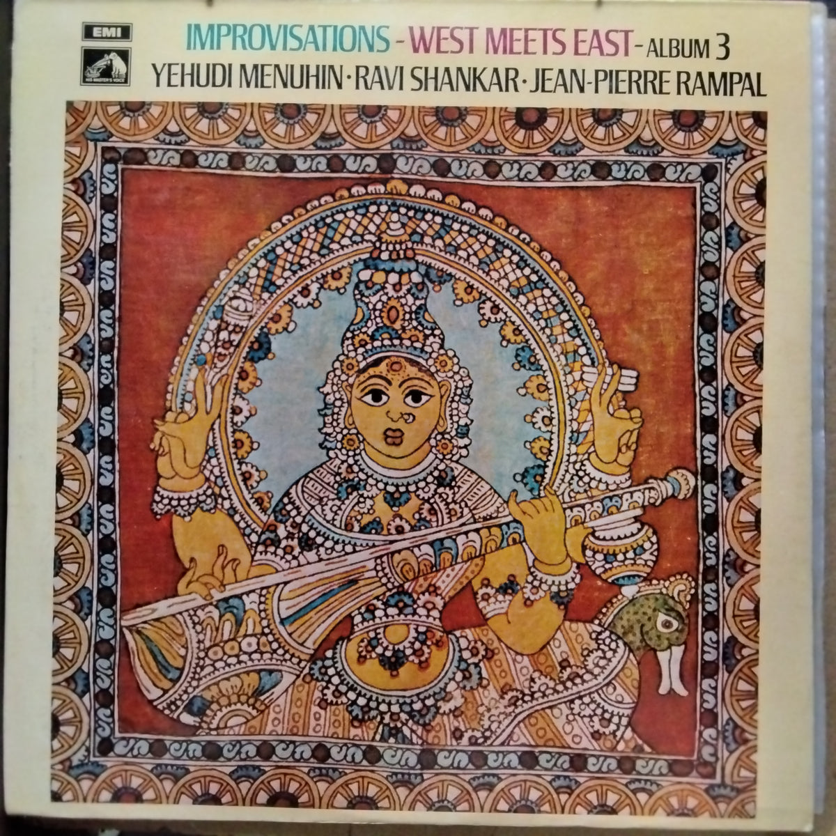 Yehudi Menuhin - Ravi Shankar - Jean-Pierre Rampal  - Improvisations - West Meets East - Album 3 (Vinyl)