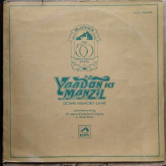 Various  - Yaadon Ki Manzil - Down Memory Lane - Vol.10 (1966-1968) (Vinyl)