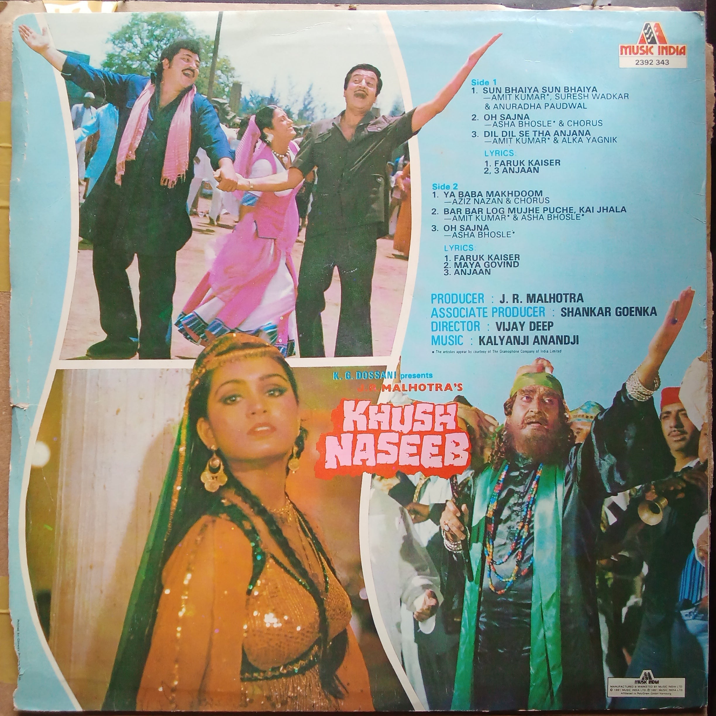 Kalyanji Anandji  - Khush Naseeb (Vinyl)