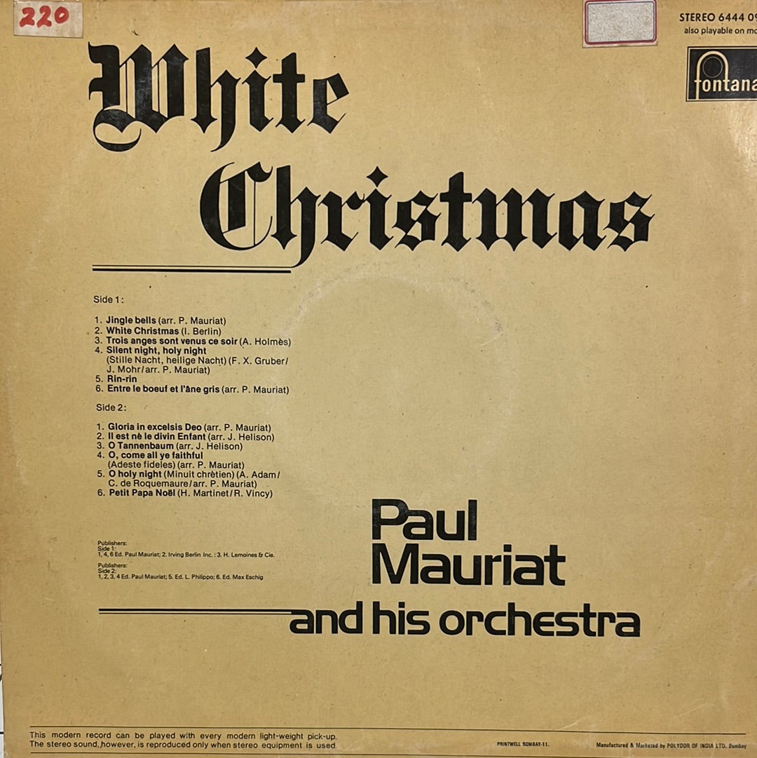 Paul Mauriat And His Orchestra - The Christmas Album (Vinyl)