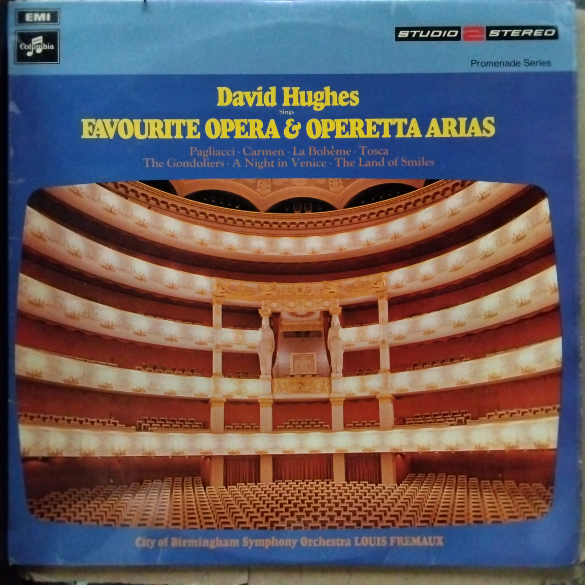 David Hughes (11) With City Of Birmingham Symphony Orchestra  - Sings Favourite Opera And Operetta Arias (Vinyl)