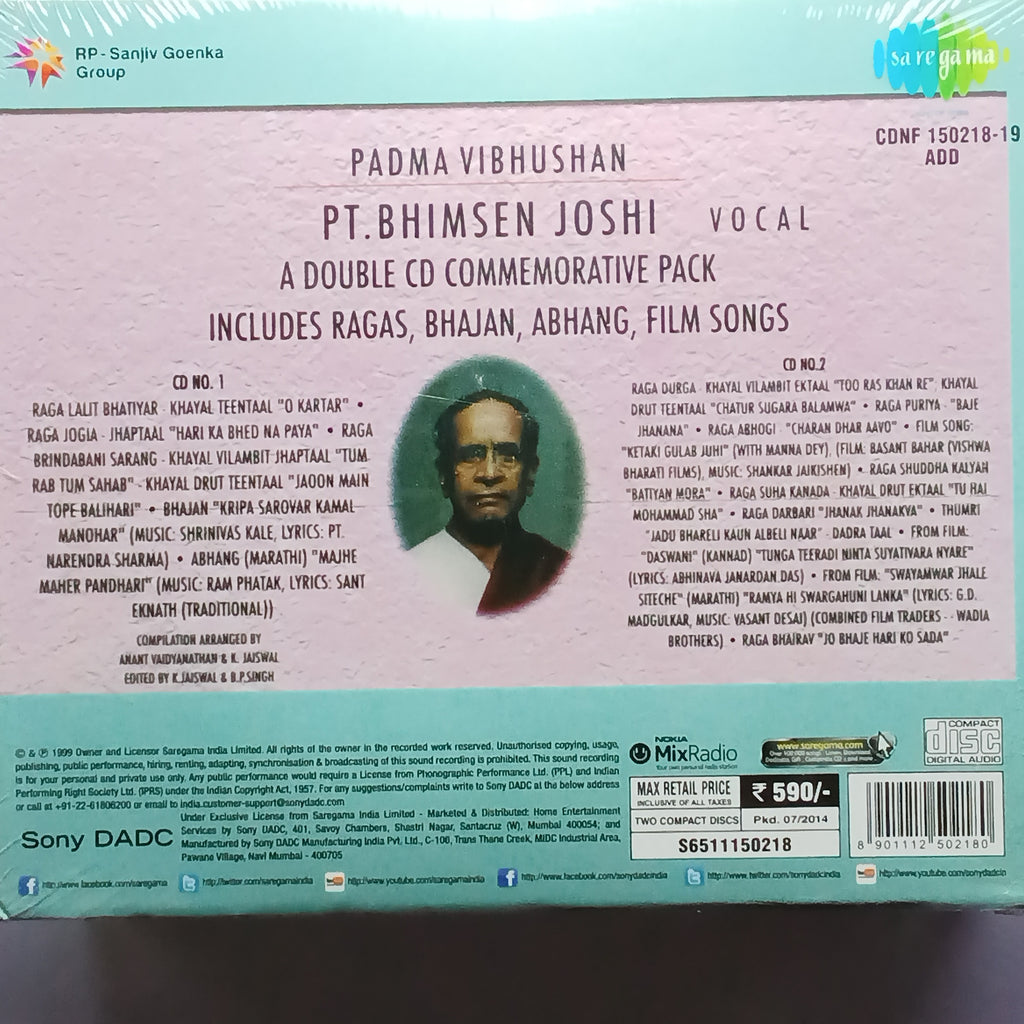 Bhimsen Joshi - Vocal (CD) [2]
