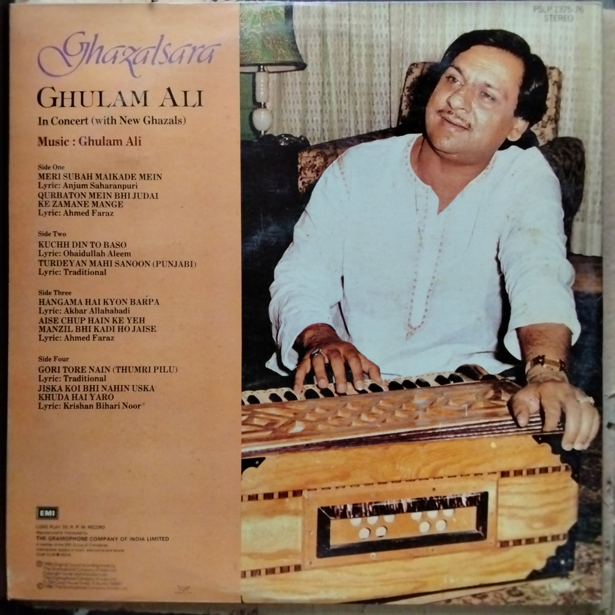 Ghulam Ali  - Ghazalsara (Vinyl)