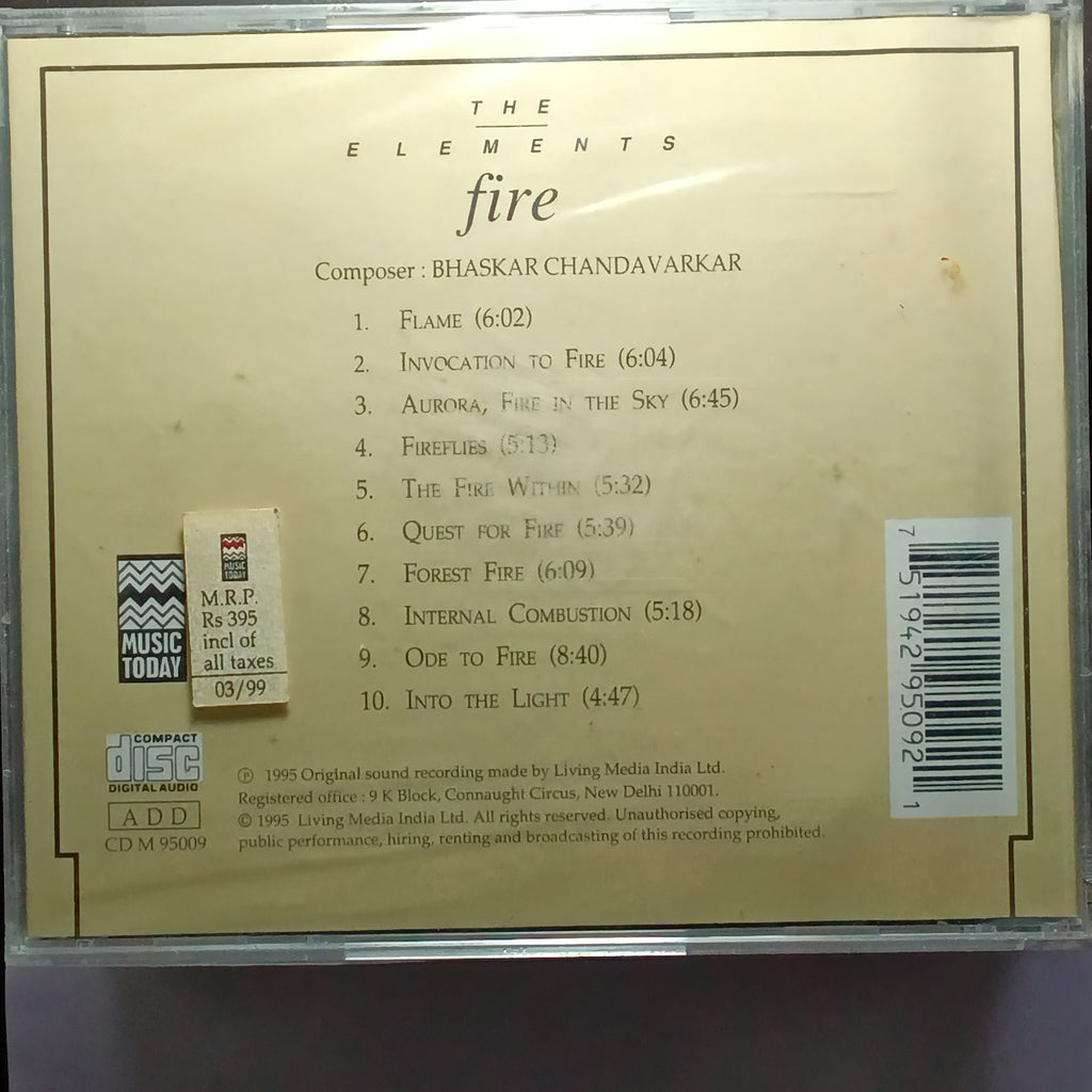 Bhaskar Chandavarkar - The Elements - Fire (CD)