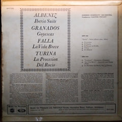Albeniz*, Granados*, Falla*, Turina*, London Symphony Orchestra Conducted By Gaston Poulet – Iberia Suite, Goyescas - Intermezzo, La Vida Breve  - Interlude And Danza, La Procesion Del Rocio (Vinyl)