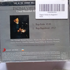 Bismillah Khan  - Ragas Kedar Rageshwari  (CD)