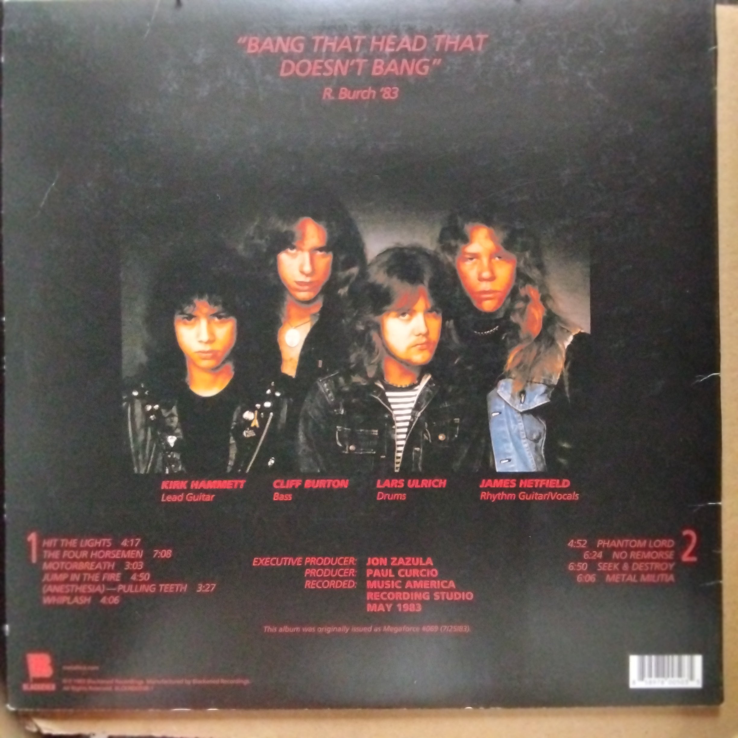 Metallica  - Kill 'Em All (Vinyl)
