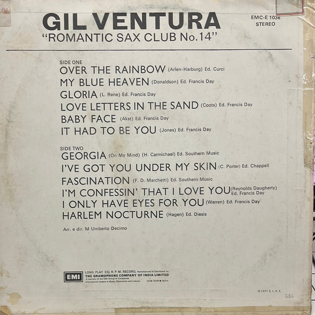 GIL VETURA - "ROMANTIC SAX CLUB NO. 14" (Vinyl)