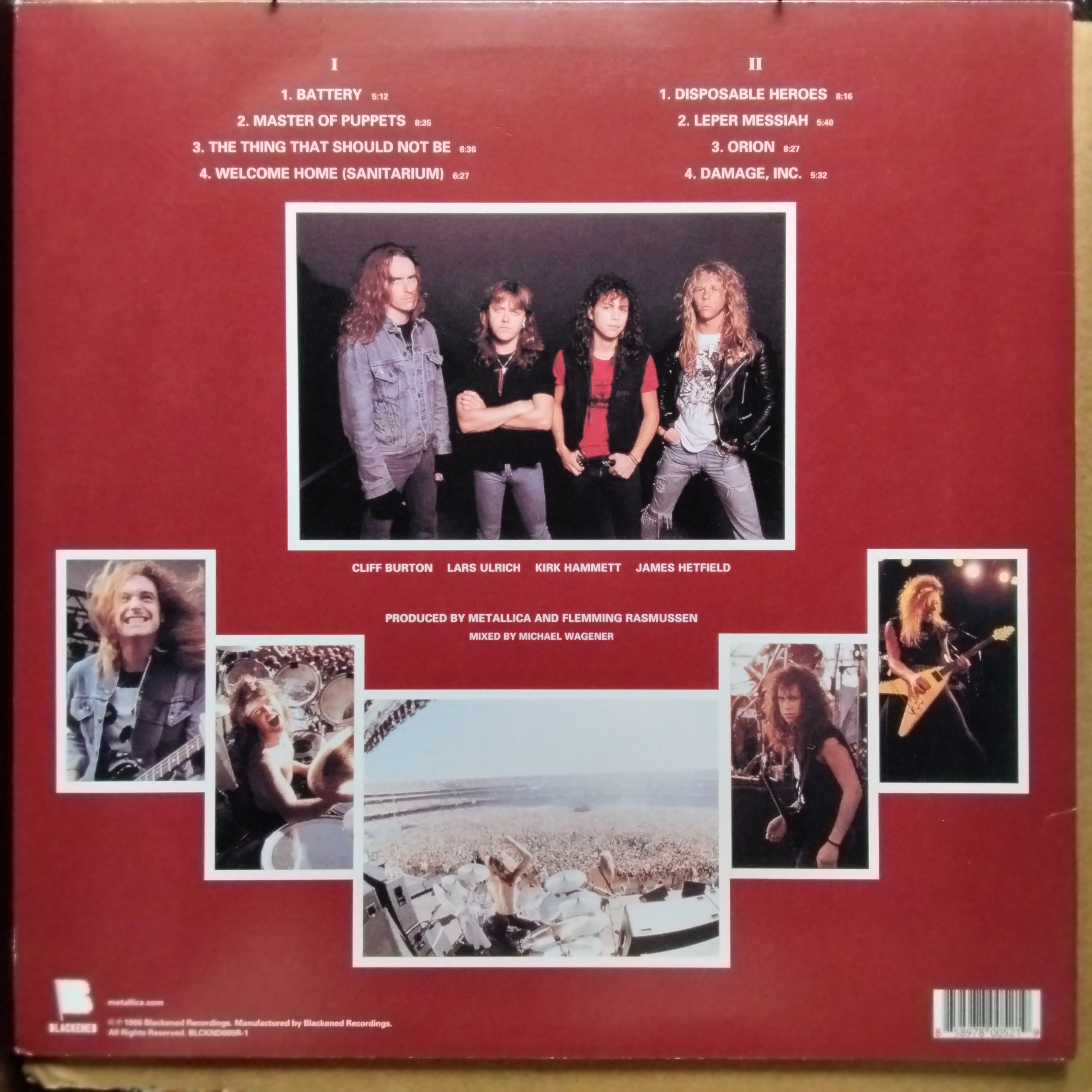 Metallica  - Master Of Puppets (Vinyl)