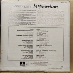 Geeta Dutt  - In Memoriam (Vinyl)